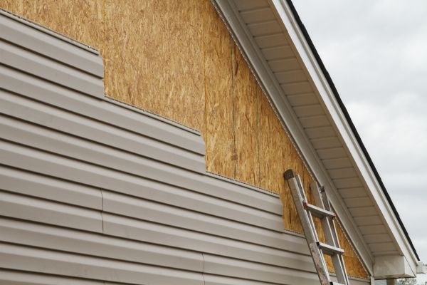 Grey Vinyl Siding Installation in Billings