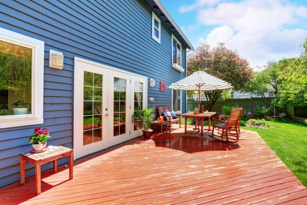 Blue Siding Installation in Billings